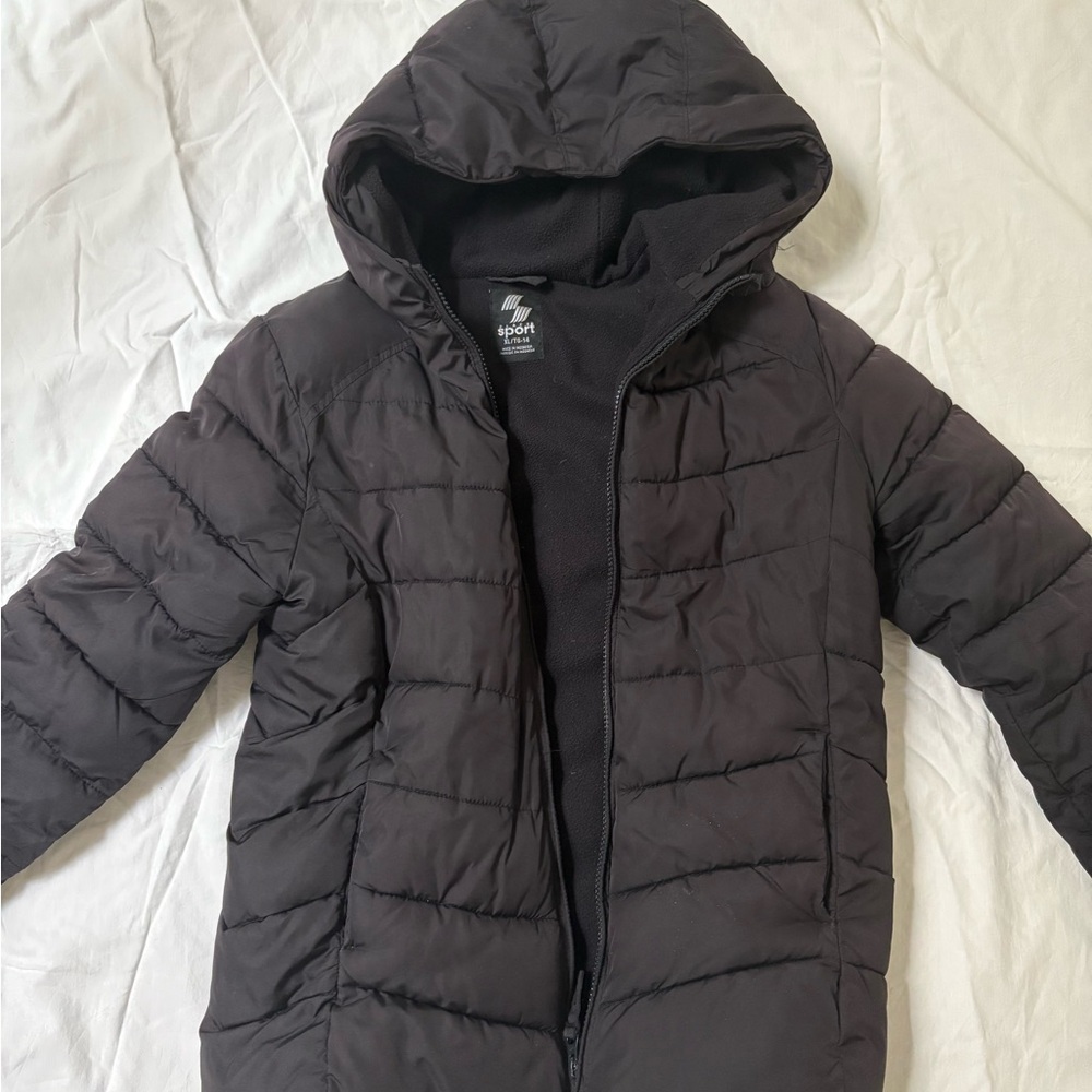 Sporto Kids Black Puffer Jacket